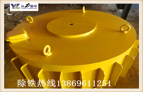 生產電磁除鐵器廠家能有效防止大、鐵塊破碎輸送帶的事故的處理