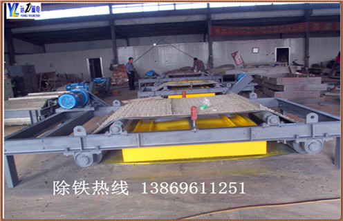 自卸帶式永磁除鐵器，云南自卸帶式永磁除鐵器_技術(shù)參數(shù)_云南自卸帶式永磁除鐵器磁塊安裝方式_如何換帶 